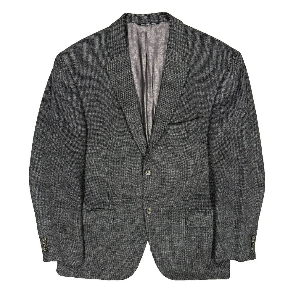 Jack Victor Blazer Wool Cashmere Sport Coat Flannel Grey 40R